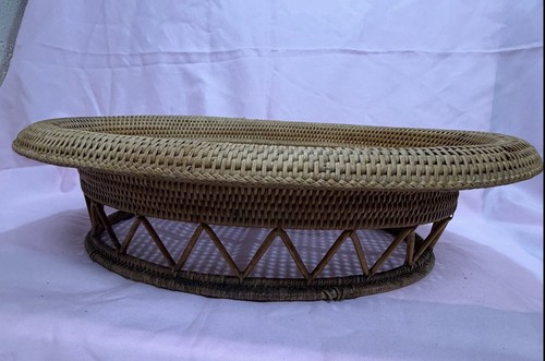 Antique wicker basket - wicker,