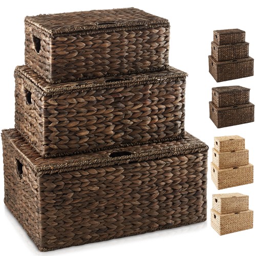 Water hyacinth storage baskets - storage,